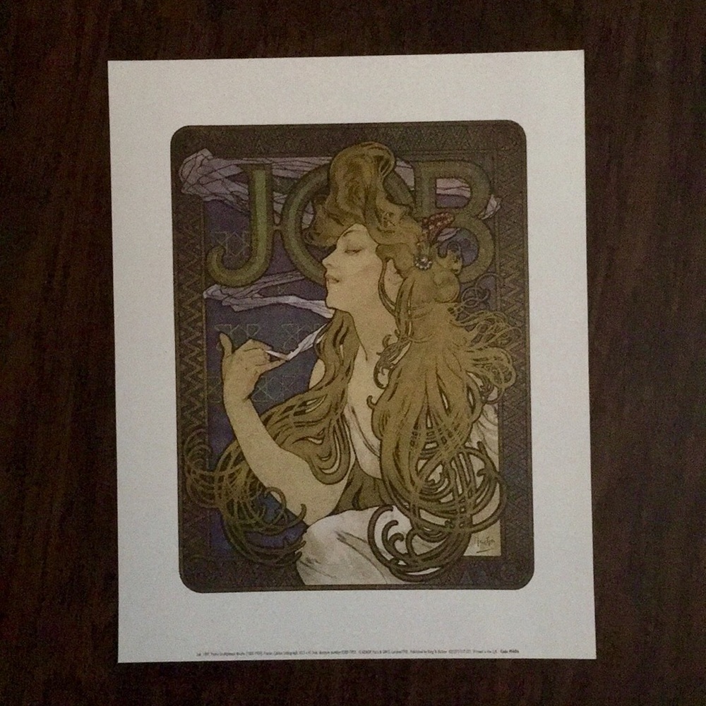Art Nouveau 11x14 Mucha Job Art Print
